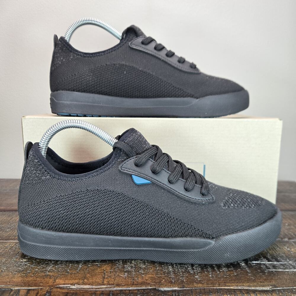 Vessi Weekend 1.5 Sneaker Womens Size 9 Waterproof Shoes Asphalt Black Black
